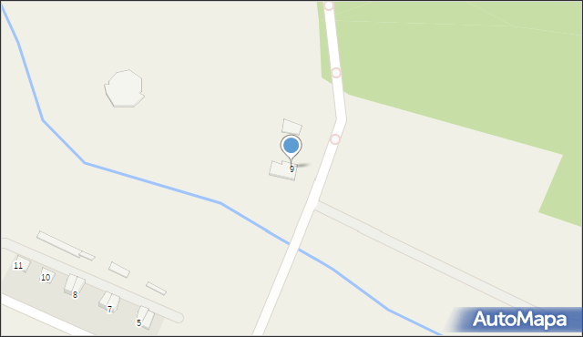 Bałdy, Bałdy, 9, mapa Bałdy