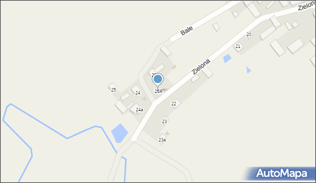 Bale, Bale, 26A, mapa Bale