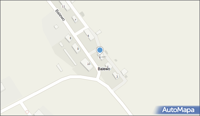 Balewo, Balewo, 5, mapa Balewo