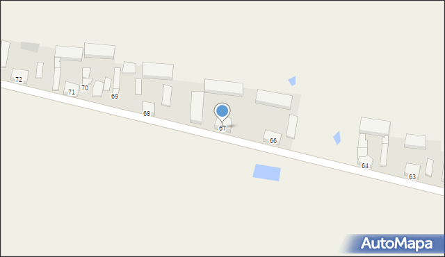 Balków, Balków, 67, mapa Balków