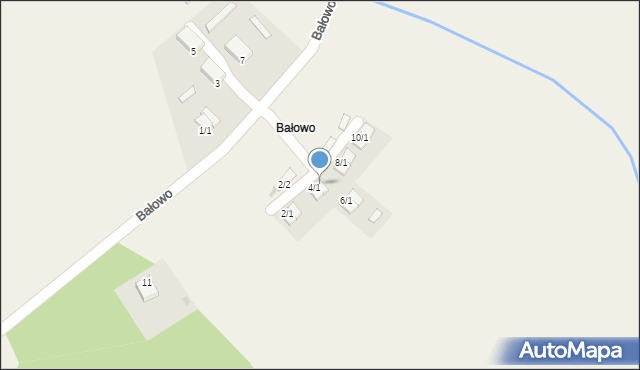 Bałowo, Bałowo, 4/2, mapa Bałowo