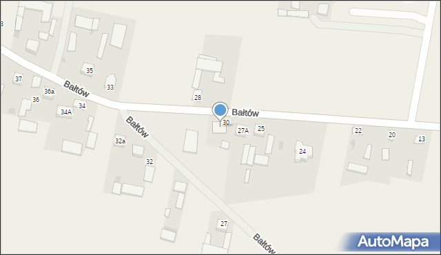 Bałtów, Bałtów, 31, mapa Bałtów