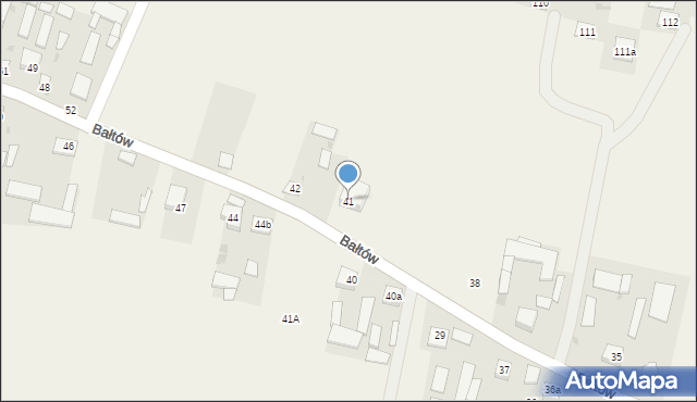 Bałtów, Bałtów, 41, mapa Bałtów