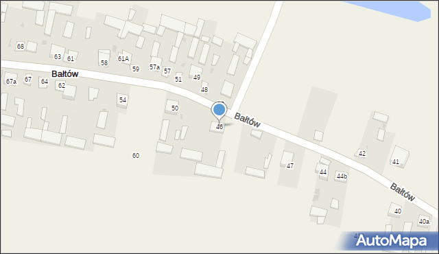 Bałtów, Bałtów, 46, mapa Bałtów