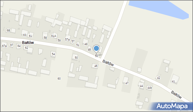 Bałtów, Bałtów, 52, mapa Bałtów