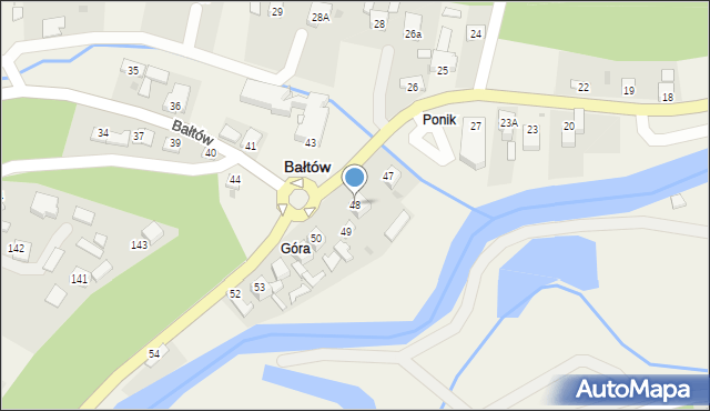 Bałtów, Bałtów, 48, mapa Bałtów