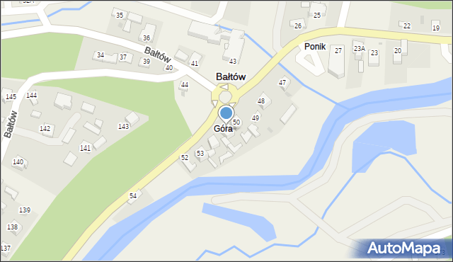 Bałtów, Bałtów, 51, mapa Bałtów