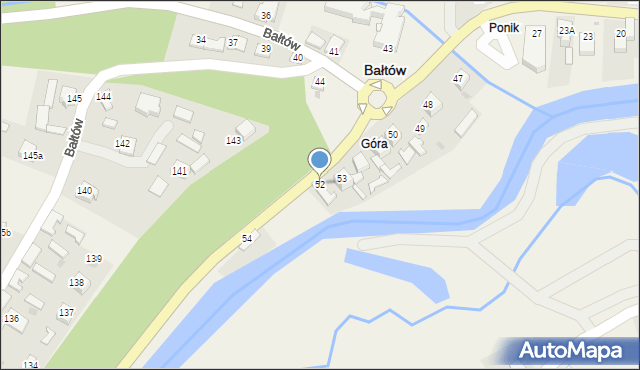 Bałtów, Bałtów, 52, mapa Bałtów