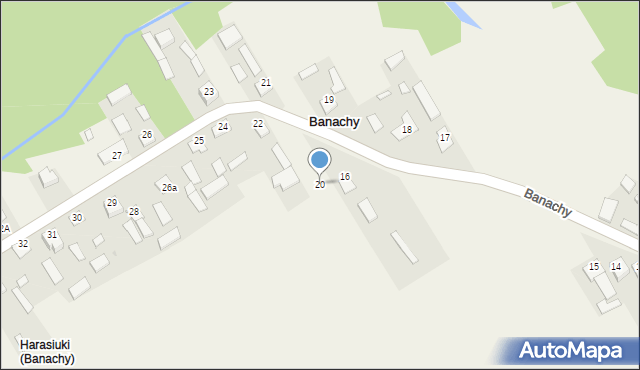 Banachy, Banachy, 20, mapa Banachy