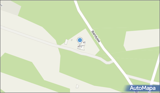 Bandysie, Bandysie, 40/1, mapa Bandysie