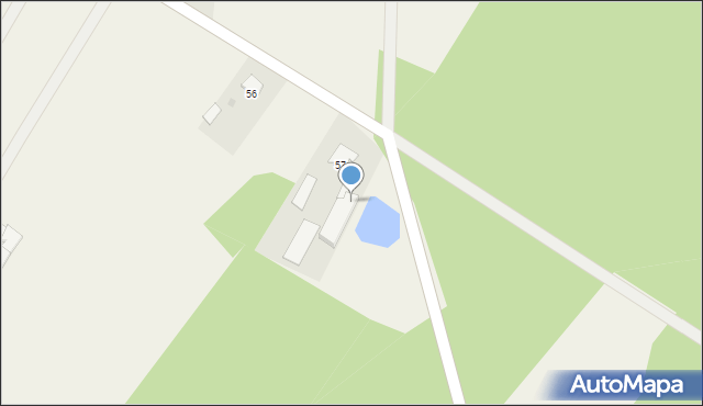 Bandysie, Bandysie, 57a, mapa Bandysie