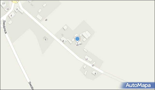 Baniewice, Baniewice, 14, mapa Baniewice
