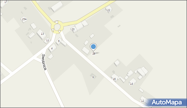 Baniewice, Baniewice, 18, mapa Baniewice