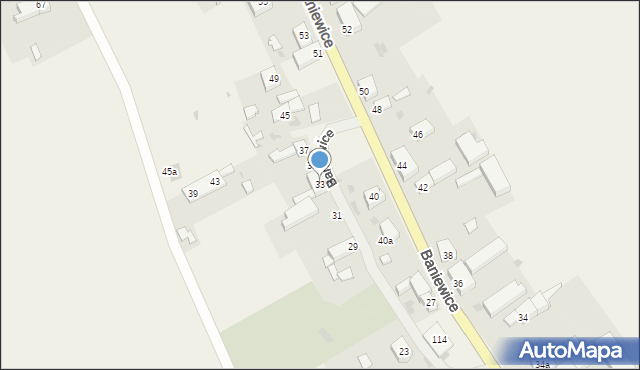 Baniewice, Baniewice, 33, mapa Baniewice