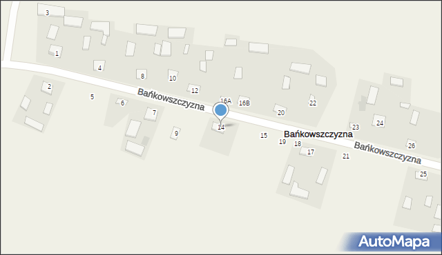 Bańkowszczyzna, Bańkowszczyzna, 14, mapa Bańkowszczyzna