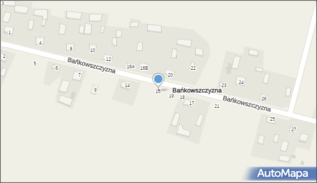 Bańkowszczyzna, Bańkowszczyzna, 15, mapa Bańkowszczyzna