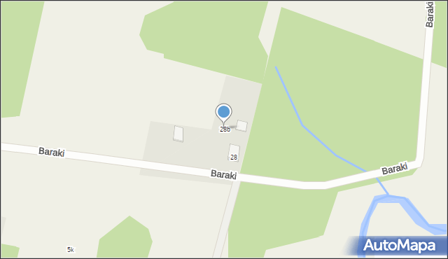 Baraki, Baraki, 28b, mapa Baraki
