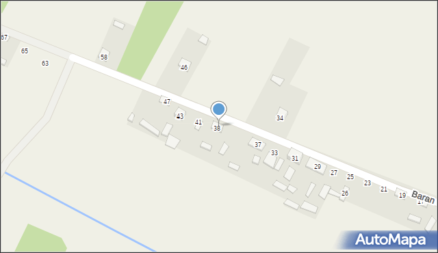 Baran, Baran, 39, mapa Baran