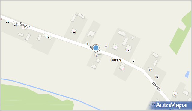 Baran, Baran, 5, mapa Baran