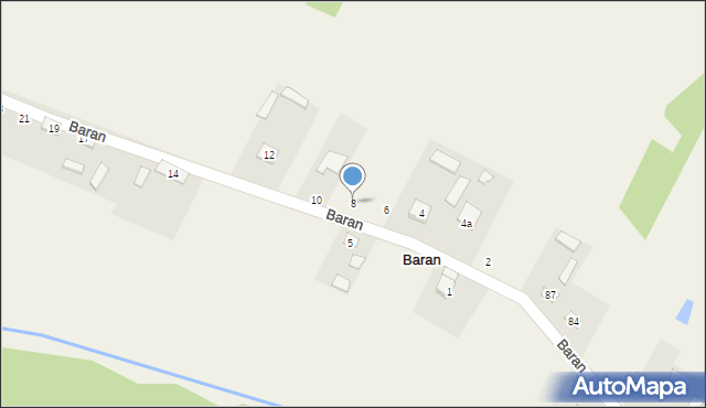 Baran, Baran, 8, mapa Baran