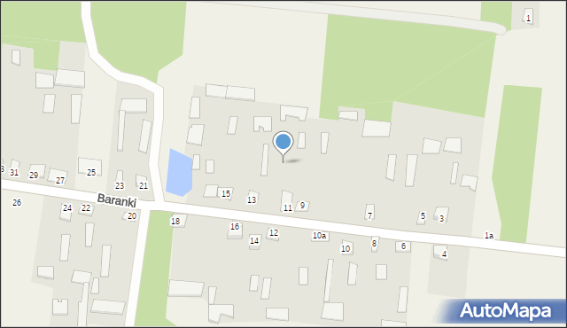 Baranki, Baranki, 11a, mapa Baranki