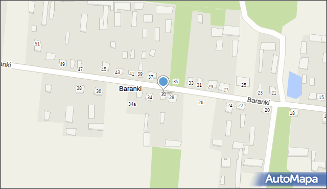 Baranki, Baranki, 30, mapa Baranki
