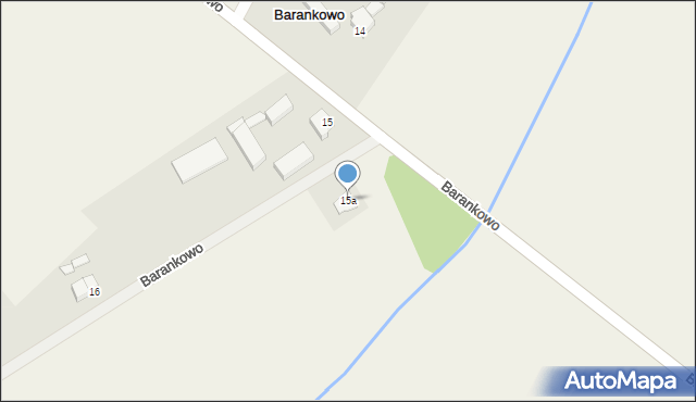 Barankowo, Barankowo, 15a, mapa Barankowo