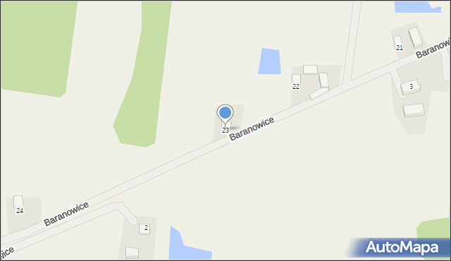 Baranowice, Baranowice, 23, mapa Baranowice