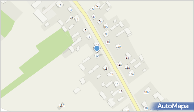 Baranówka, Baranówka, 12, mapa Baranówka