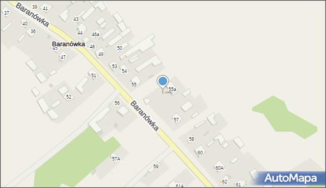 Baranówka, Baranówka, 56A, mapa Baranówka