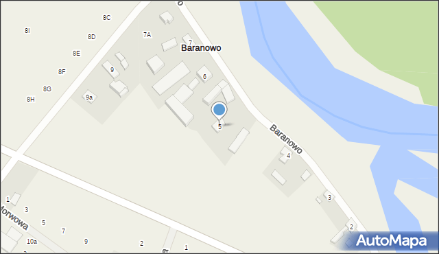 Baranowo, Baranowo, 5, mapa Baranowo