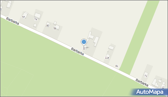 Barbarka, Barbarka, 11, mapa Barbarka