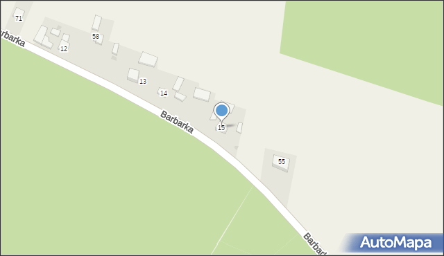 Barbarka, Barbarka, 15, mapa Barbarka