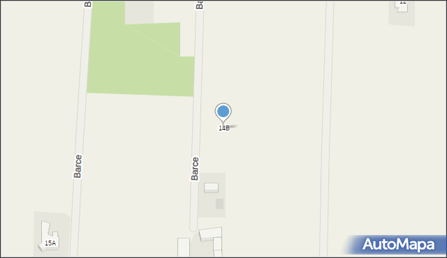 Barce, Barce, 14B, mapa Barce