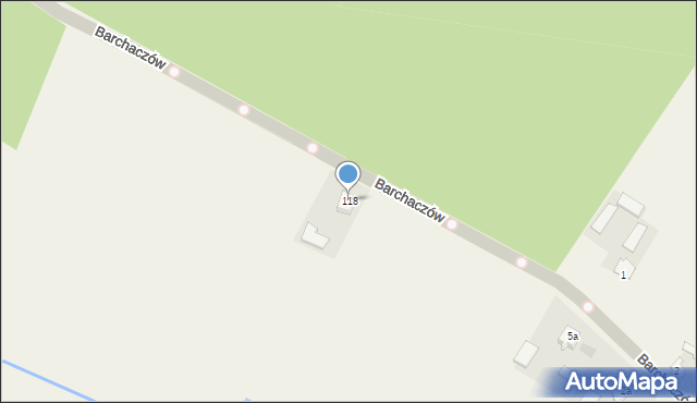 Barchaczów, Barchaczów, 118, mapa Barchaczów