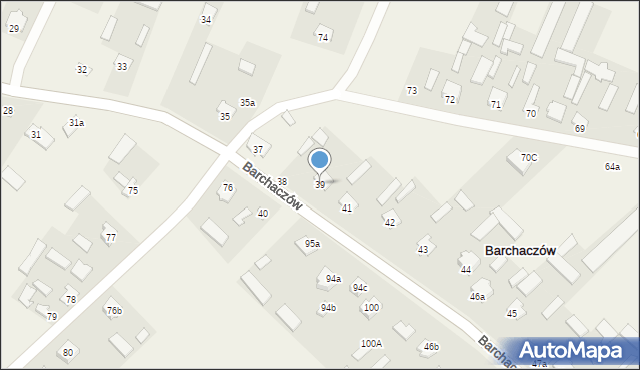 Barchaczów, Barchaczów, 39, mapa Barchaczów