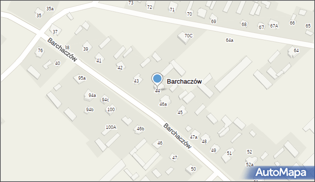 Barchaczów, Barchaczów, 44, mapa Barchaczów
