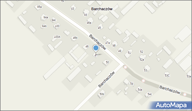 Barchaczów, Barchaczów, 47, mapa Barchaczów