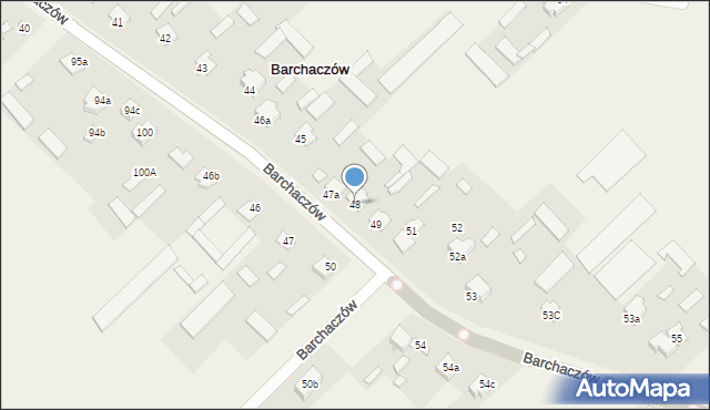 Barchaczów, Barchaczów, 48, mapa Barchaczów