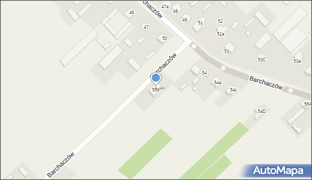 Barchaczów, Barchaczów, 50b, mapa Barchaczów