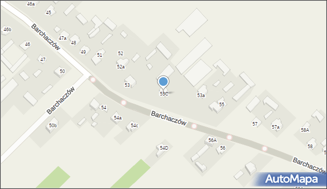 Barchaczów, Barchaczów, 53C, mapa Barchaczów