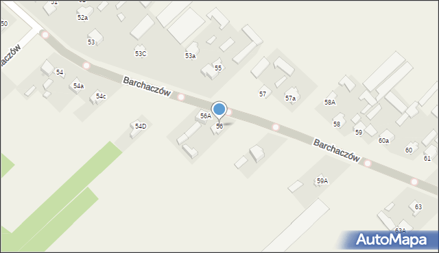 Barchaczów, Barchaczów, 56, mapa Barchaczów