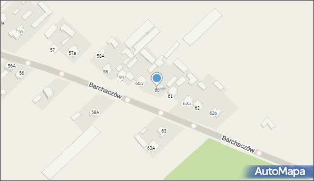 Barchaczów, Barchaczów, 60, mapa Barchaczów