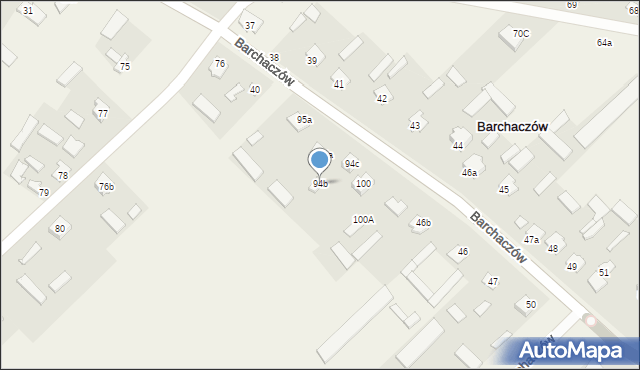 Barchaczów, Barchaczów, 94b, mapa Barchaczów