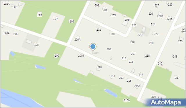 Barchów, Barchów, 209, mapa Barchów