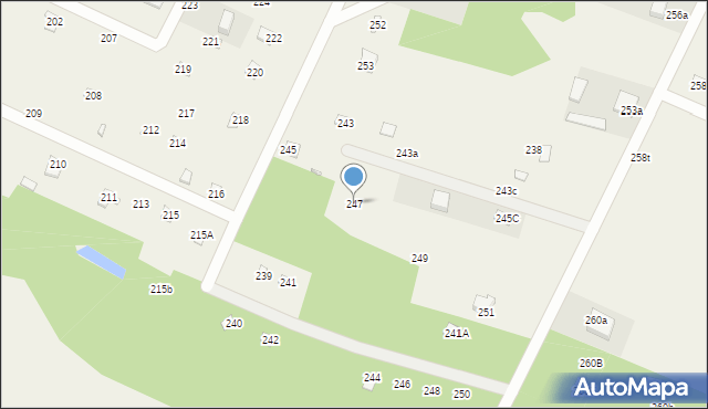 Barchów, Barchów, 247, mapa Barchów