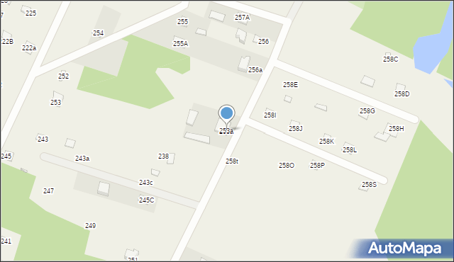 Barchów, Barchów, 253a, mapa Barchów