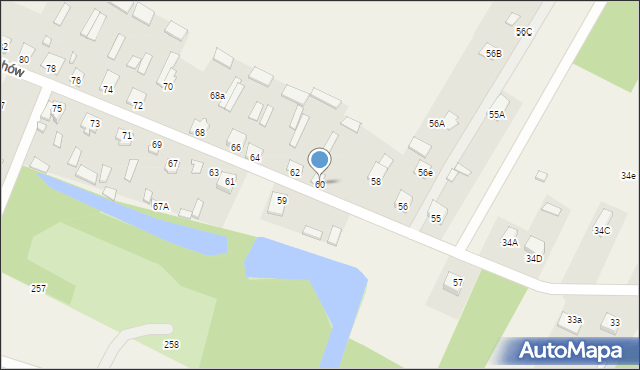 Barchów, Barchów, 60, mapa Barchów