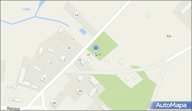 Barcice, Barcice, 2e, mapa Barcice