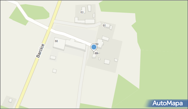 Barcice, Barcice, 67, mapa Barcice